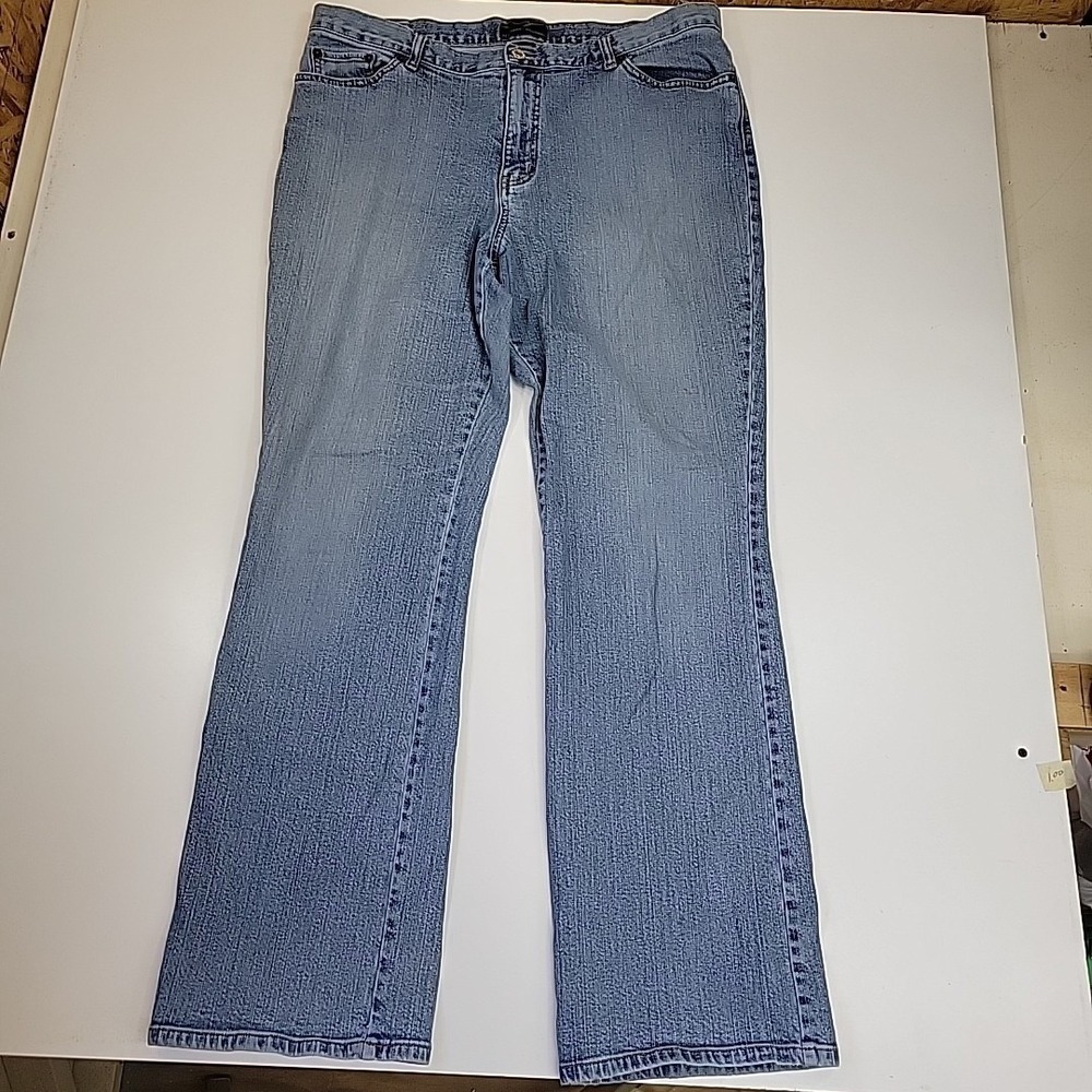 New York & Company Jeans Mens Size 36 Medium Wash Bootcut Rodeo Western Straight